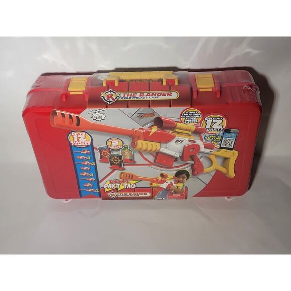 Ryan's World Foam Dart Tag The Ranger Build'n'Blast Case , Red - Picture 1 of 2